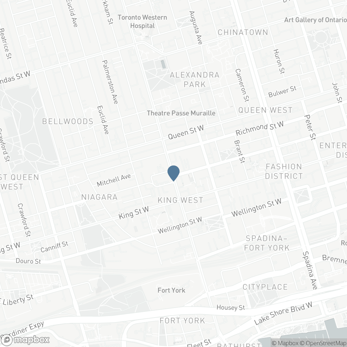 140 BATHURST Street Unit# 207, Toronto, Ontario M5V 3N8